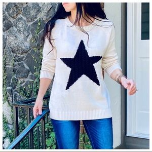 Star Cotton Blend Sweaters